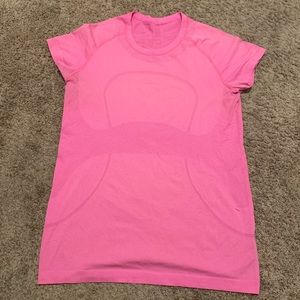 LULU LEMON PINK TOP